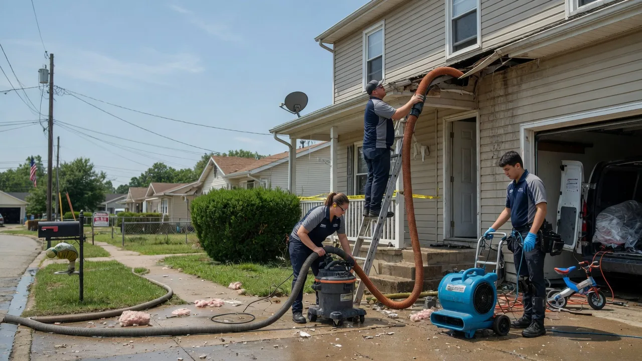 Water Damage Restoration in Fithian, IL near me